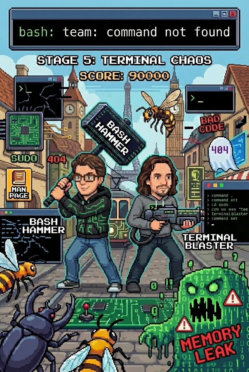 bash: team: command not found